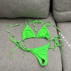 Neon green Frankie’s bikini